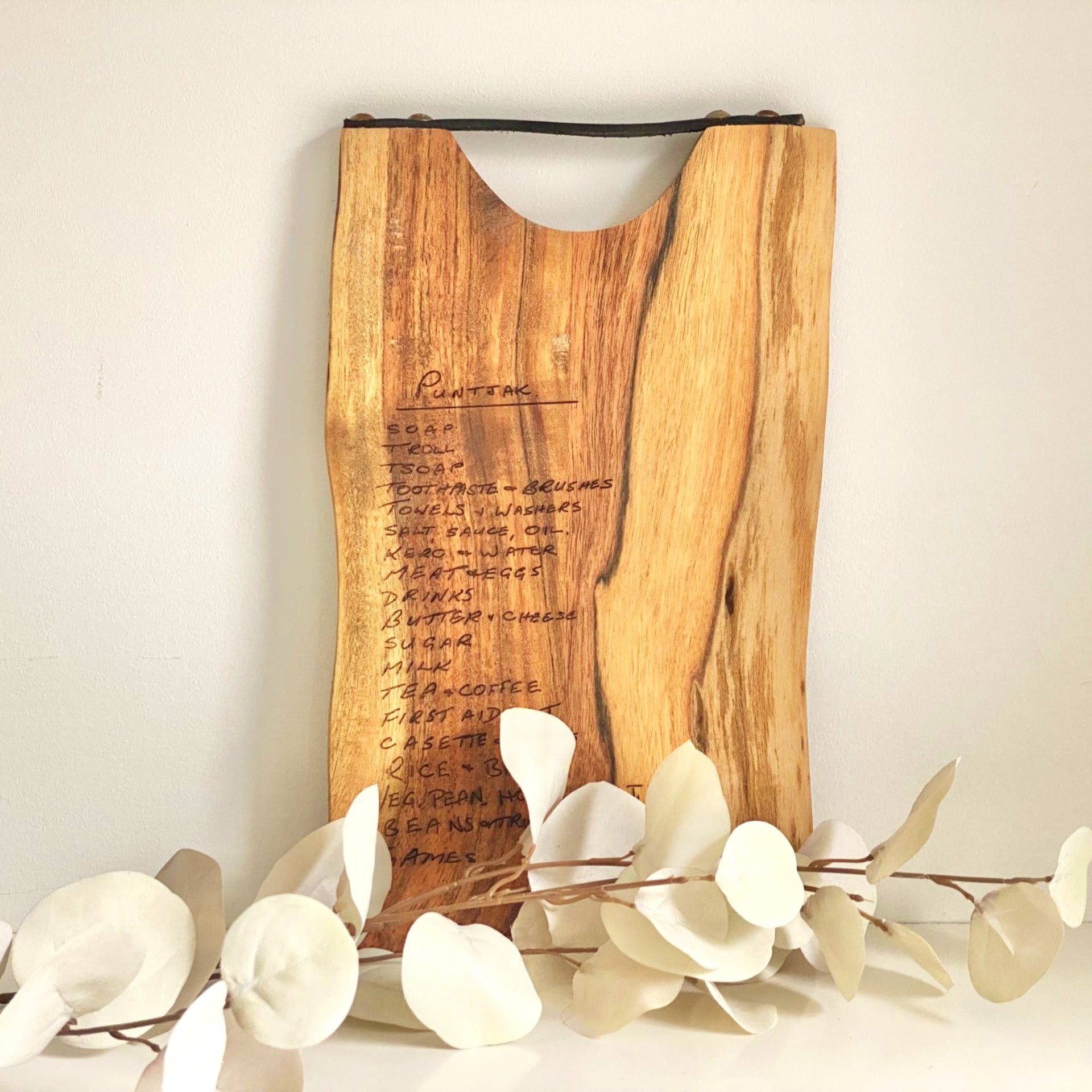 Engraved Recipe Chopping Board - Personalised Engraved Chopping Board