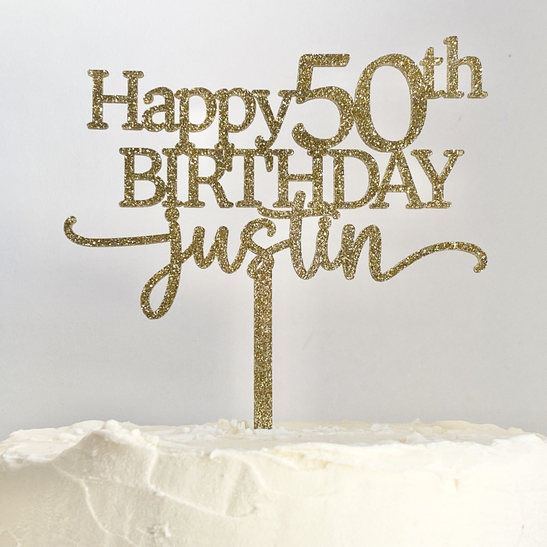 Happy Birthday Cake Topper