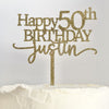 Happy Birthday Cake Topper