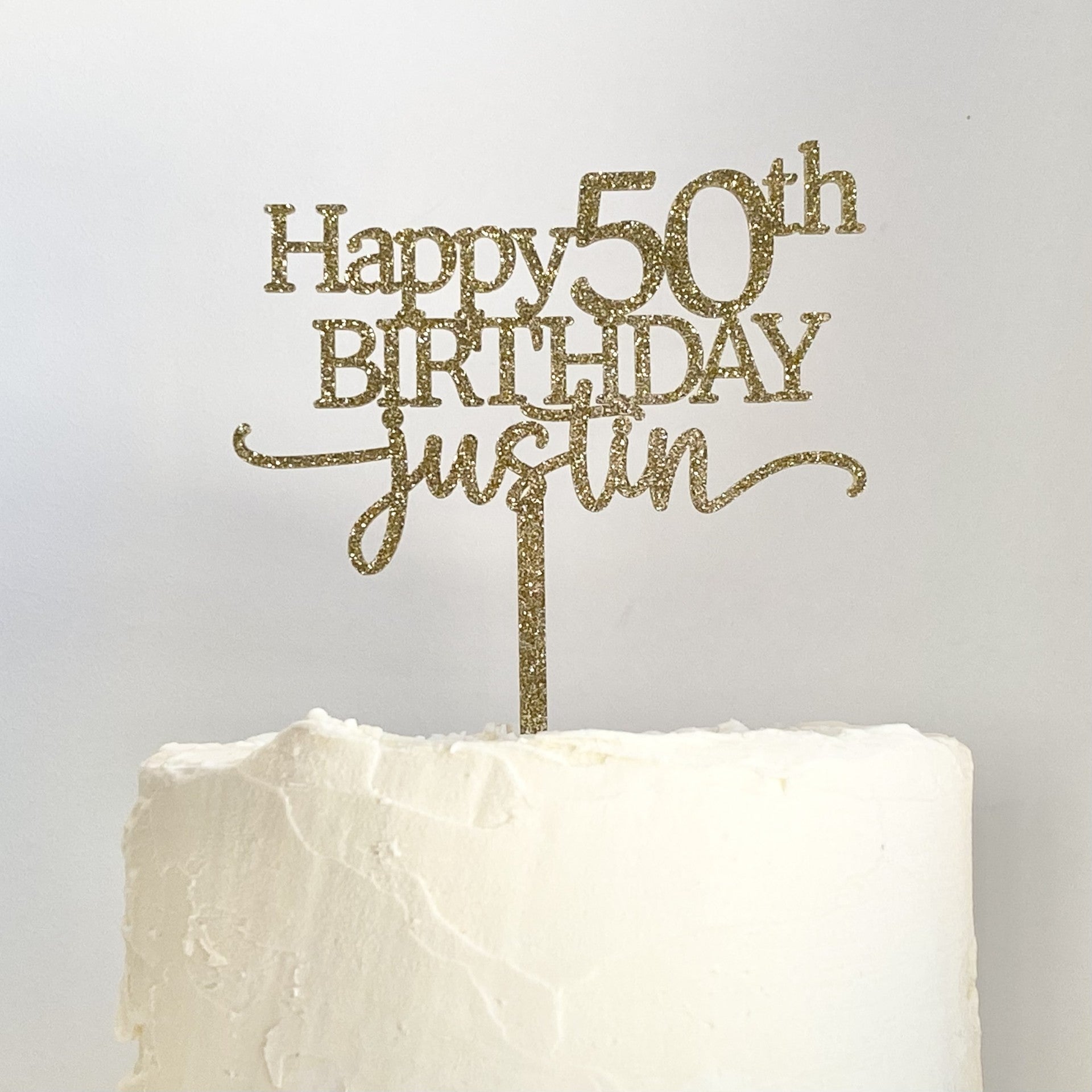 Happy Birthday Cake Topper