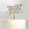 Happy Birthday Cake Topper
