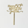 Happy Birthday Cake Topper