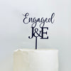 Personalised Engagement Cake Topper