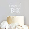 Personalised Engagement Cake Topper