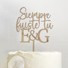 Personalised Engagement Cake Topper