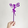 Personalised Fairy Cake Topper - Fairy Number Cake Topper