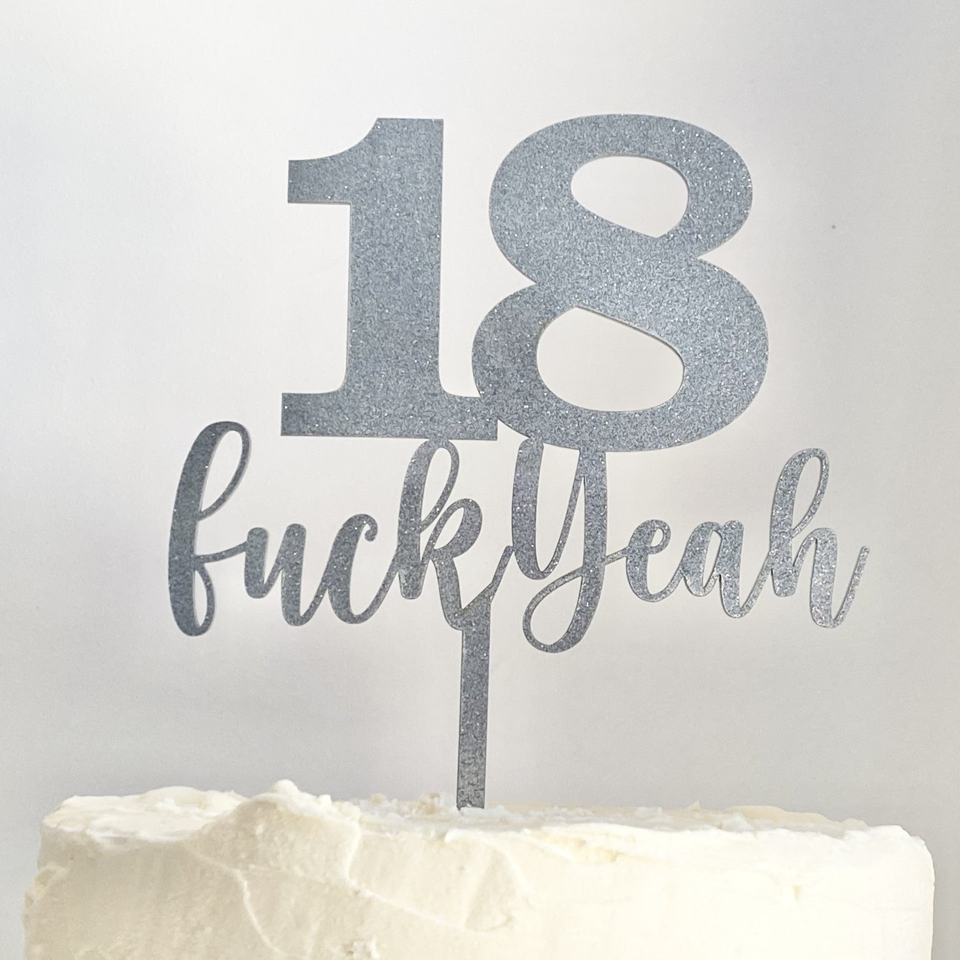 18th Birthday Cake Topper - Happy Birthday Cake Topper