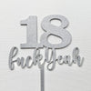 18th Birthday Cake Topper - Happy Birthday Cake Topper