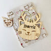 Personalised Christmas Cat Ornament