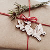Personalised Christmas Reindeer Gift Tag Ornament