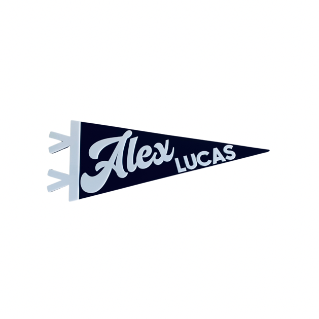 Name Pennant Banner - Alex style