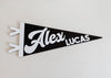 Name Pennant Banner - Alex style
