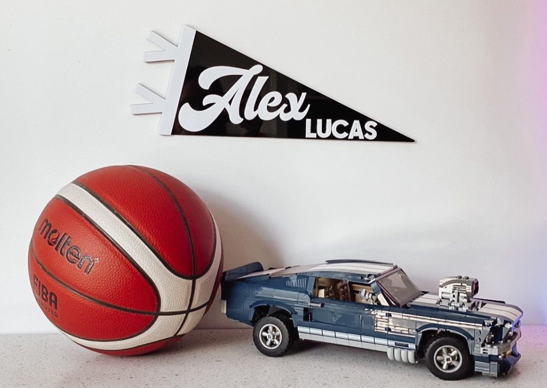Name Pennant Banner - Alex style
