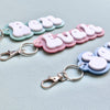 Personalised Retro Keyring Bag Tag