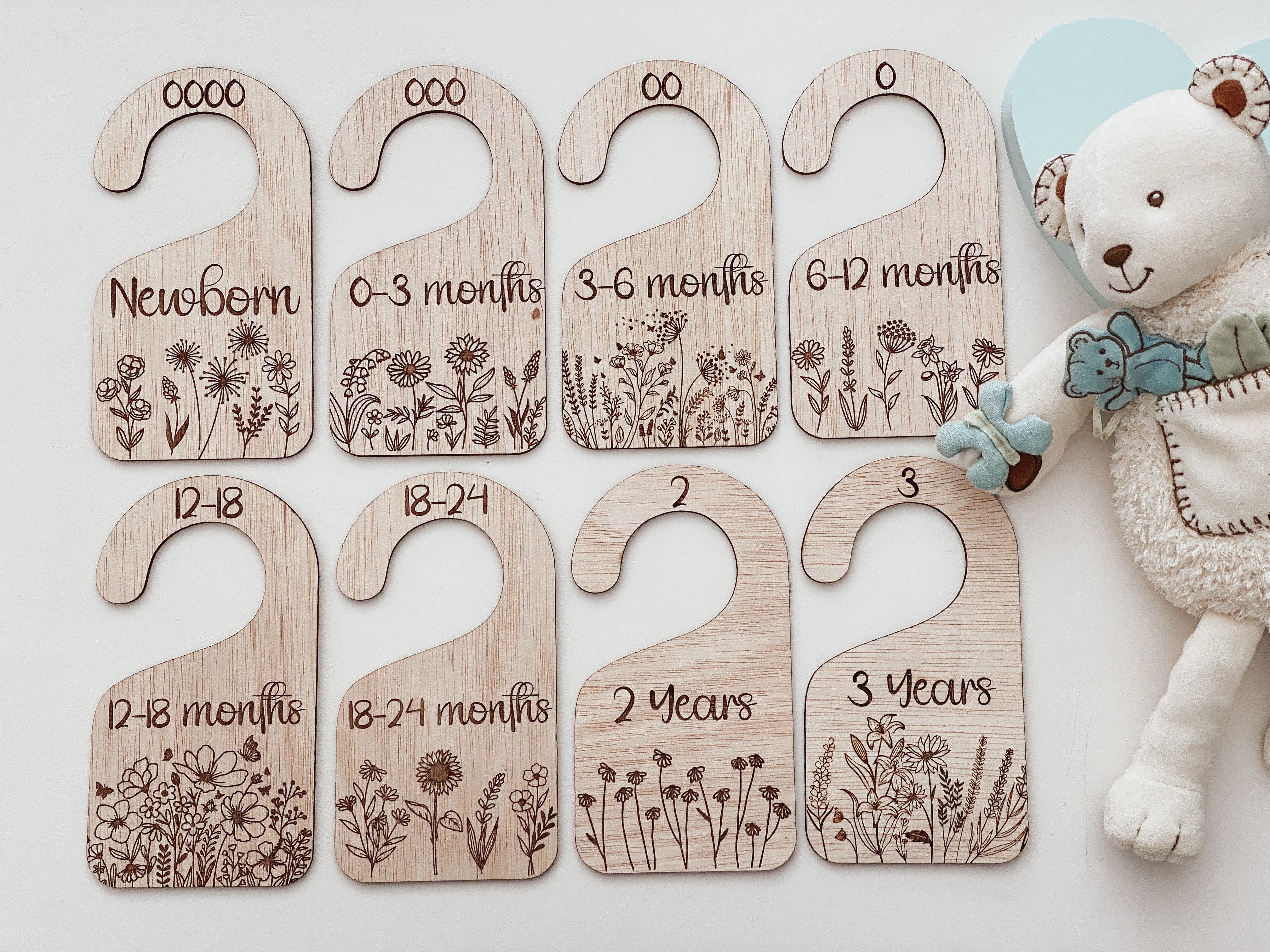 Wildflower Baby Wardrobe Dividers