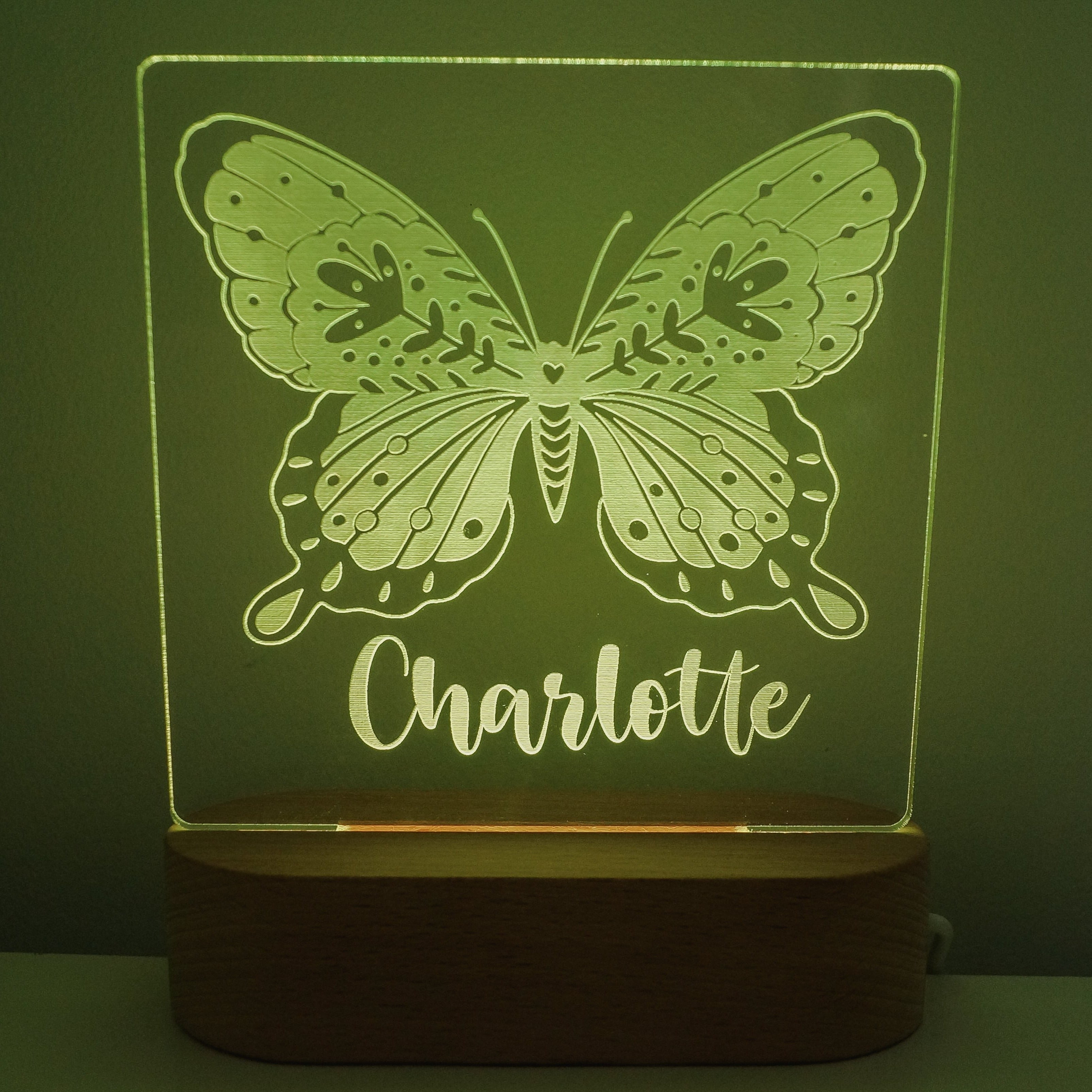 Butterfly Personalised Night Light