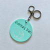 Vintage Caravan Personalised Bag Tag Key Ring