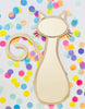 Sitting Cat Mirror - Children's Bedroom Wall Art