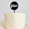 Circle Number Cake Toppers