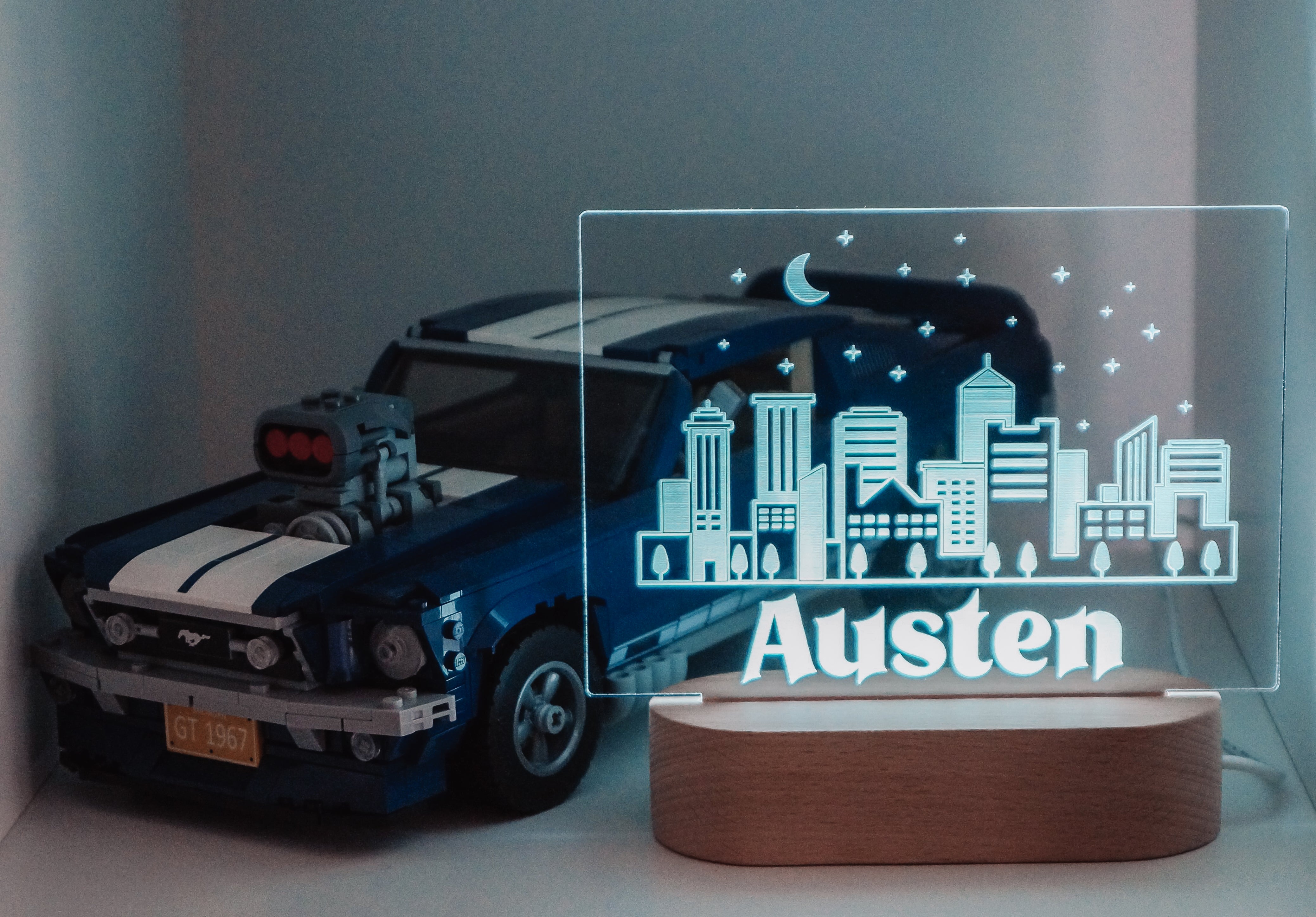 Cityscape Personalised Night Light
