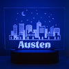 Cityscape Personalised Night Light
