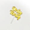 Double Layer Cake Topper - 30th Birthday Cake Topper - Dirty Thirty Cake Topper