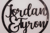 Circle Engagement/Wedding/Birthday Sign