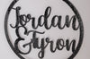 Circle Engagement/Wedding/Birthday Sign