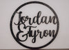 Circle Engagement/Wedding/Birthday Sign