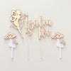 Personalised Fairy Cake Topper - Fairyland Cake Topper - Butterfly Cake Topper