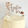 Personalised Fairy Cake Topper - Fairyland Cake Topper - Butterfly Cake Topper