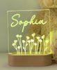 Wildflower Daisy Personalised Night Light