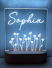 Wildflower Daisy Personalised Night Light