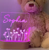 Wildflower Daisy Personalised Night Light