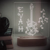 Guitar Personalised Night Light