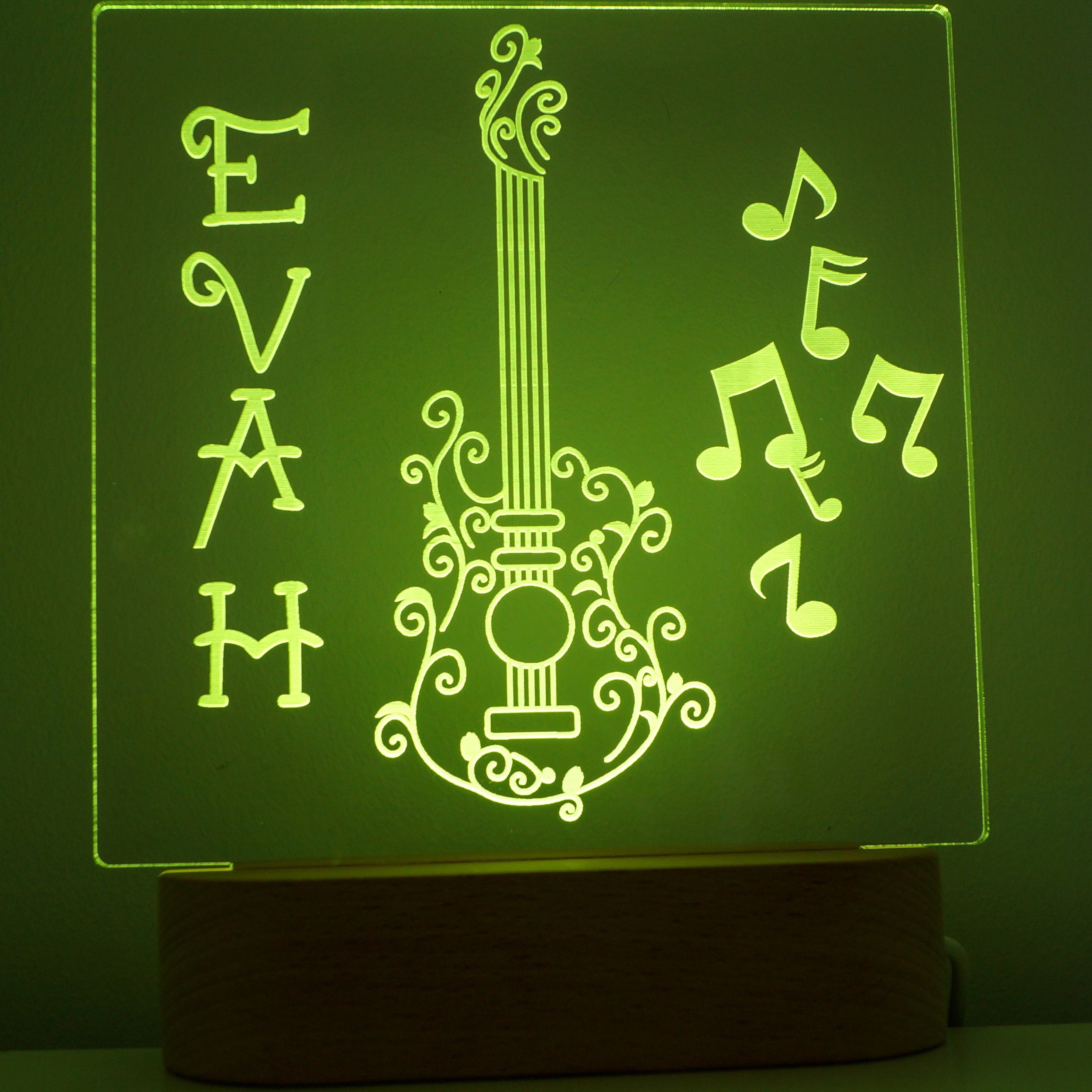 Guitar Personalised Night Light