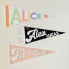 Name Pennant Banner - Madison style