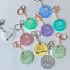 Rainbow Heart Personalised Bag Tag