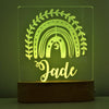Boho Rainbow Personalised Night Light