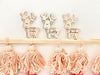 Personalised Christmas Reindeer Gift Tag Ornament