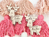 Personalised Christmas Reindeer Gift Tag Ornament
