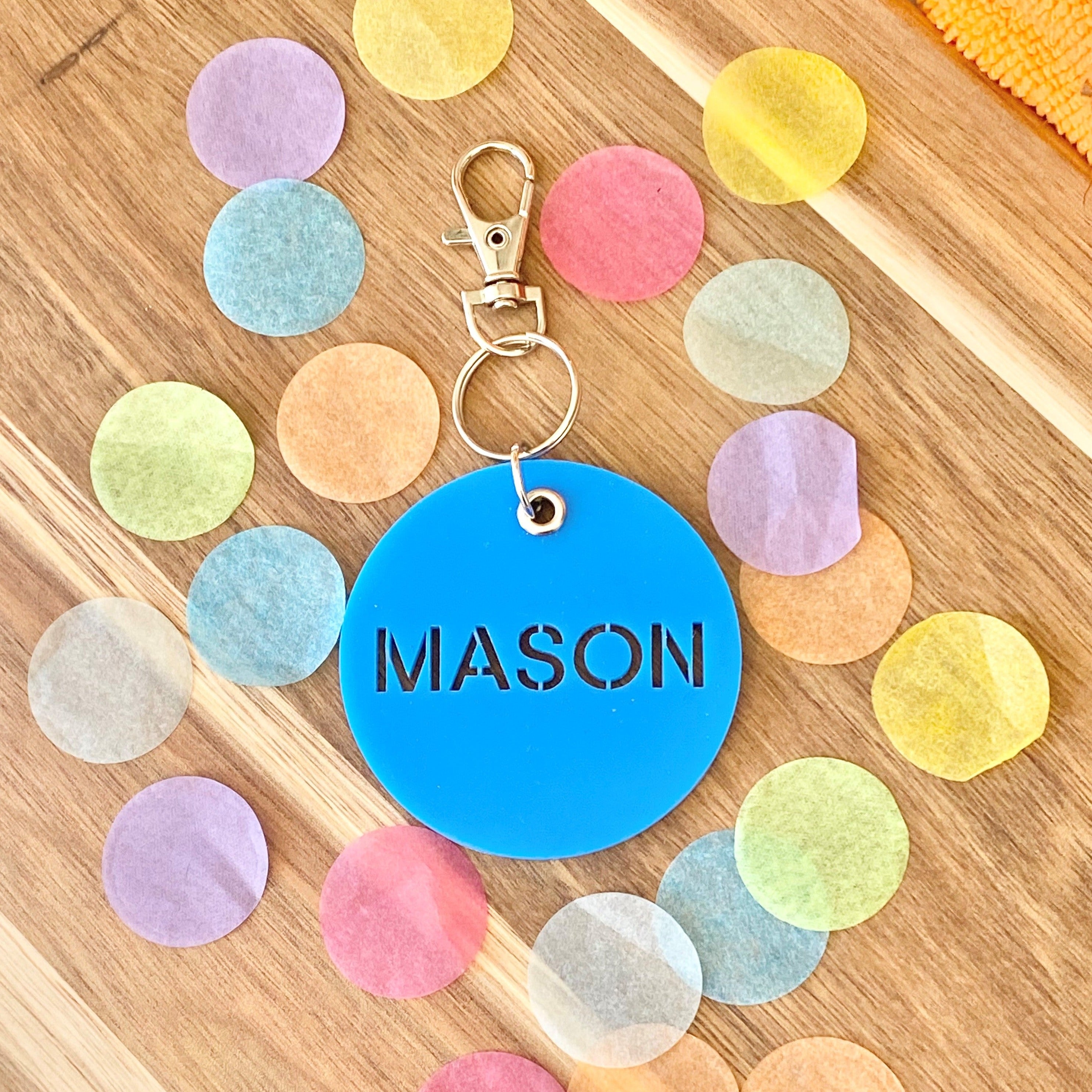 Personalised Bag Tag Key Ring