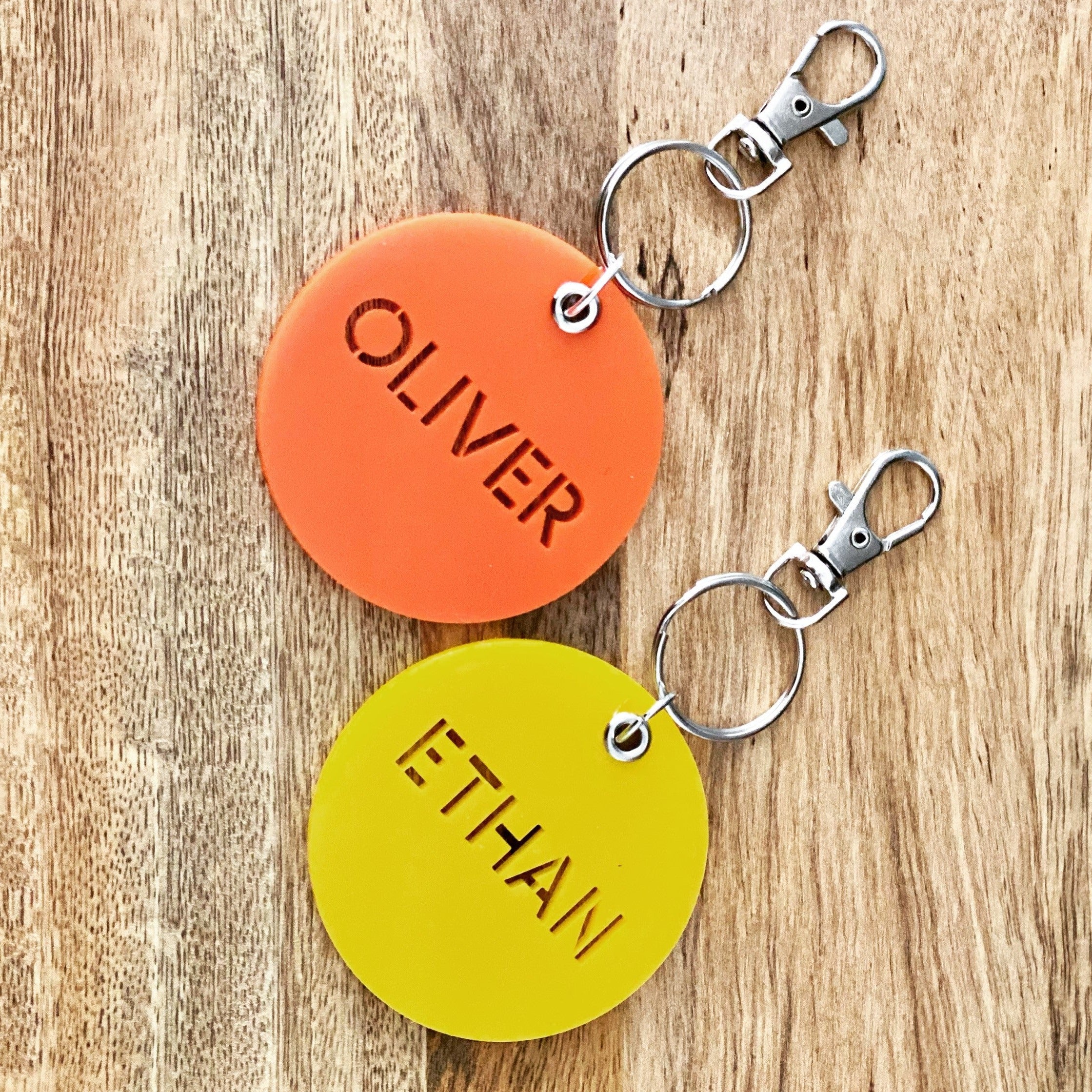 Personalised Bag Tag Key Ring