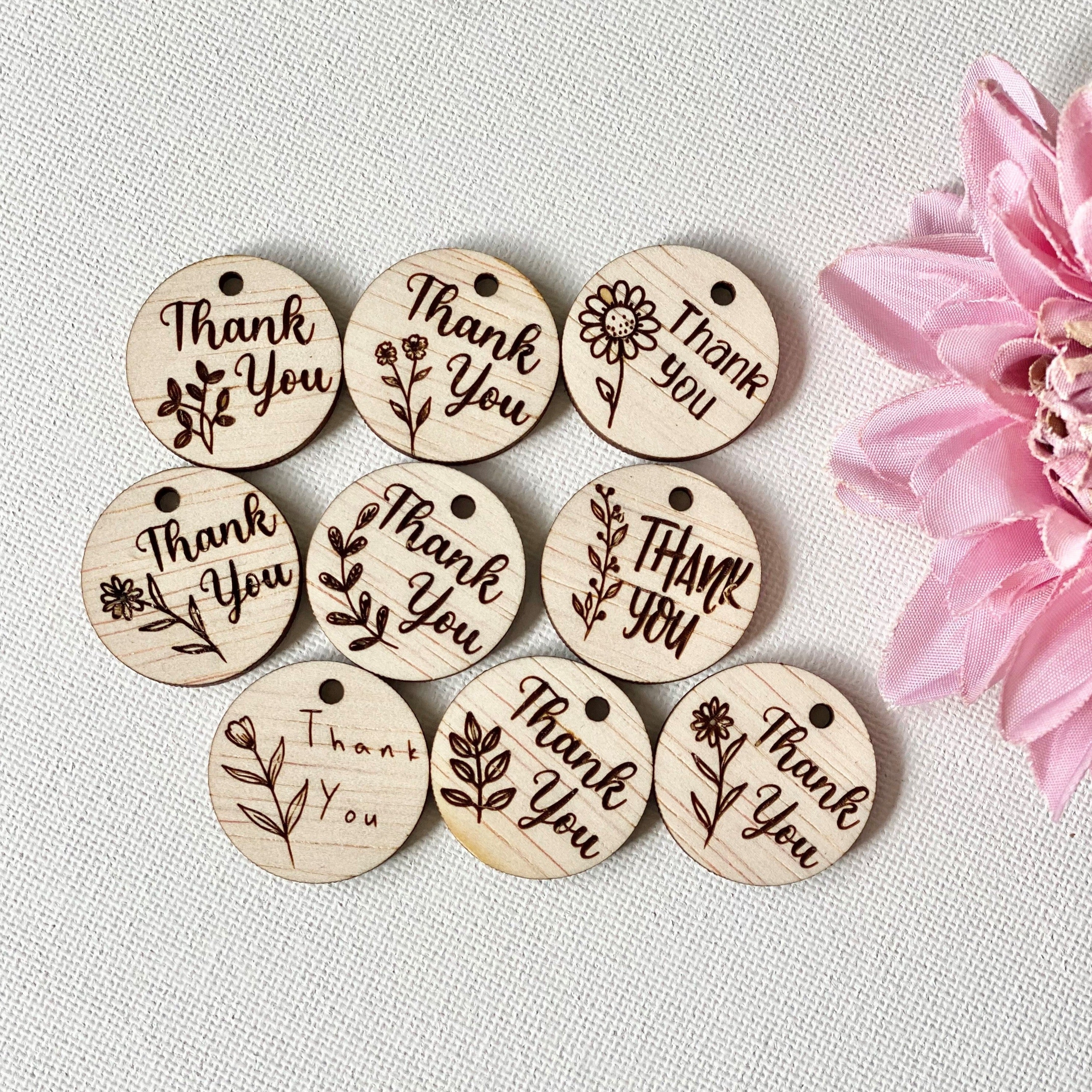 Custom Thank You Tags - Bonbonierre Gift Tags