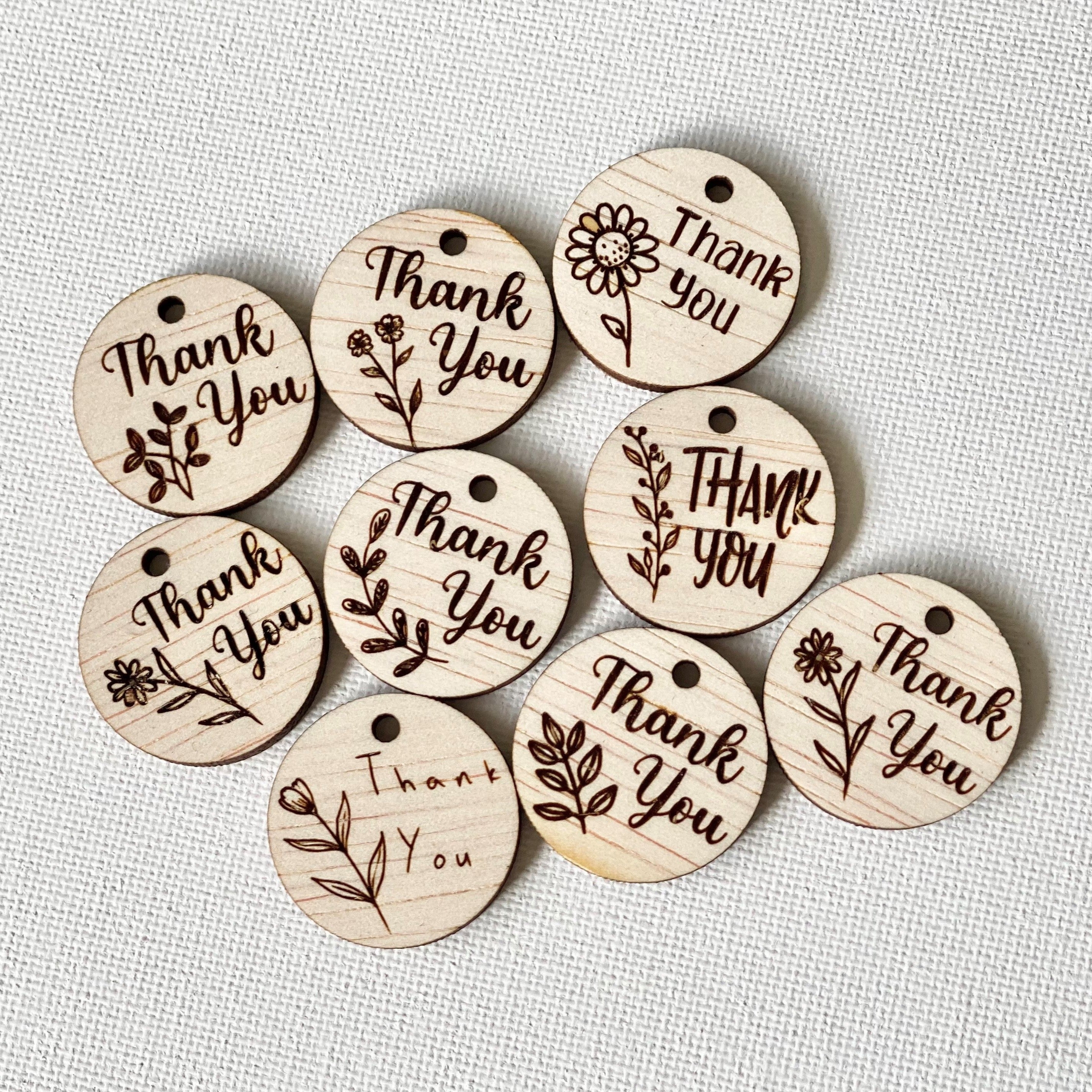 Custom Thank You Tags - Bonbonierre Gift Tags