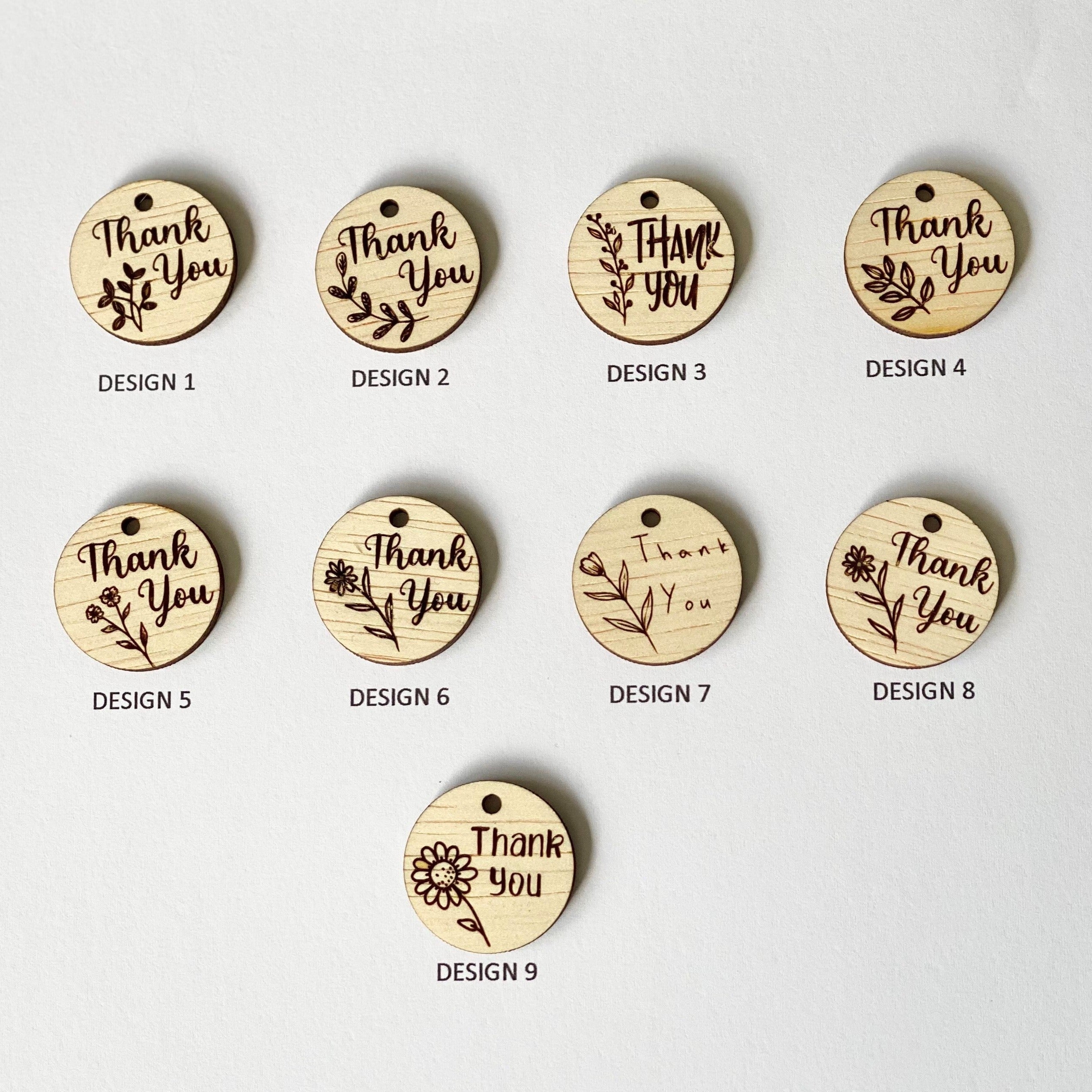 Custom Thank You Tags - Bonbonierre Gift Tags